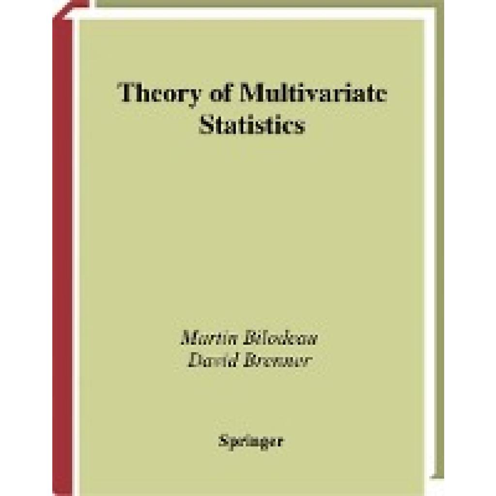 Brenner, David: Theory of Multivariate Statistics