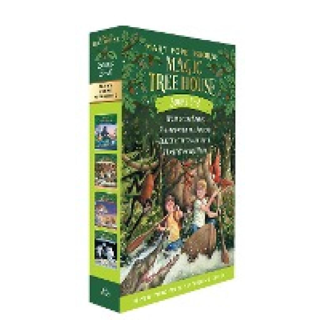 9780375822667 - Osborne Mary Pope - GEBRAUCHT Magic Tree House Volumes 5-8 Boxed Set Night of the Ninjas   Afternoon on the Amazon   Sunset of the Sabertooth   Midnight on the Moon - Preis vom 06112023 060618 h