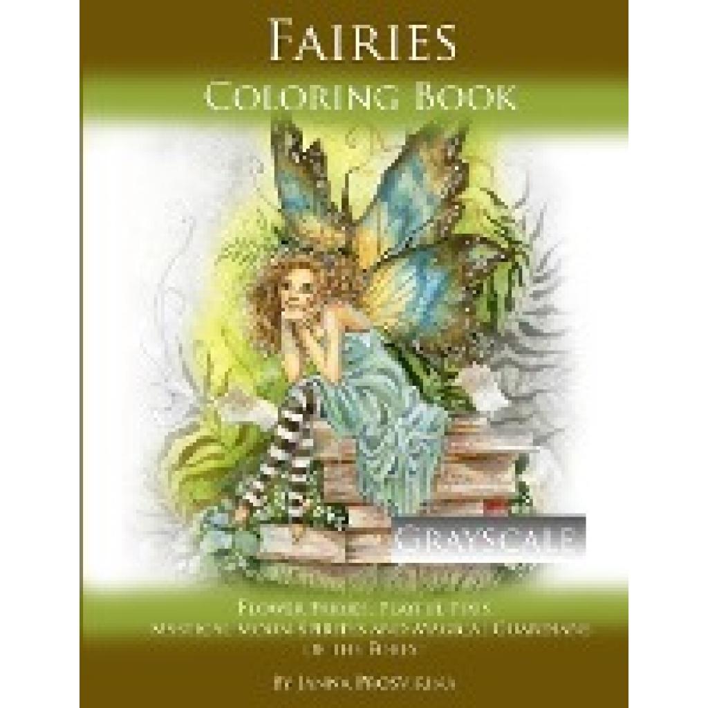 Prosvirina, Janna: Fairies Coloring Book Grayscale