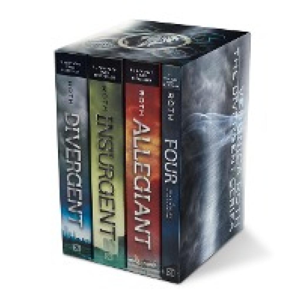 Roth, Veronica: Divergent Series Set: Divergent, Insurgent, Allegiant, Four