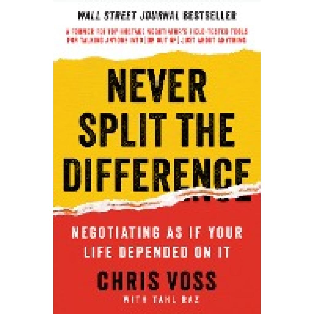 9780062407801 - Never Split the Difference - Chris Voss Tahl Raz Gebunden