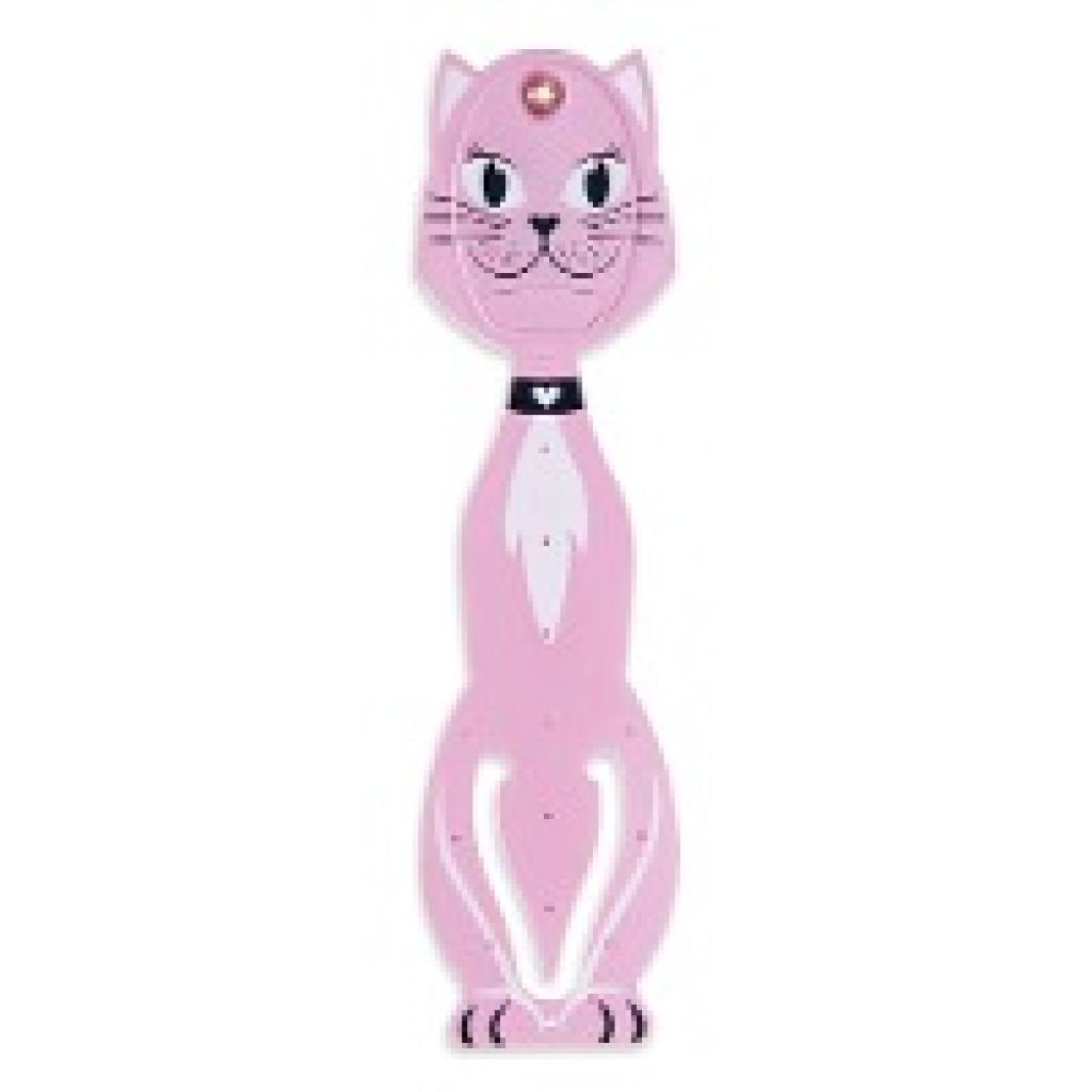 Flexilight Animal Leselicht (Pink Katze) | | 2 in 1 Leselampe & Lesezeichen | LED Leselicht | Geschenk für Leser, Buchli