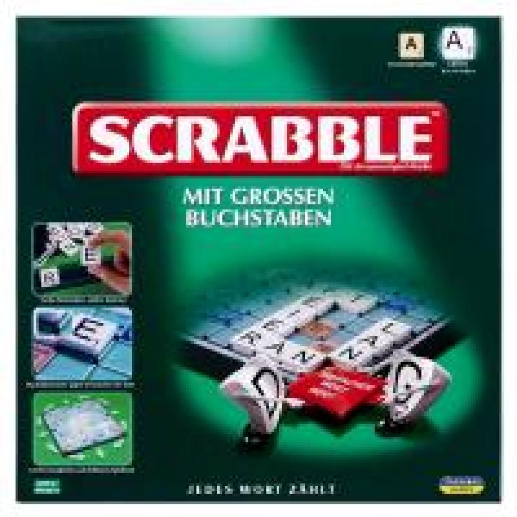 Scrabble mit großen Buchstaben