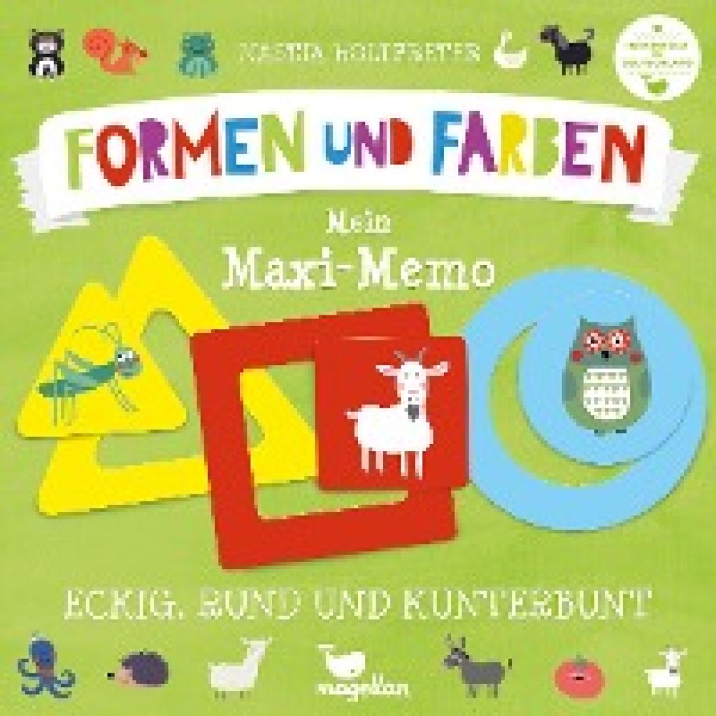 Eckig, rund und kunterbunt - Mein Maxi-Memo - Formen und Farben