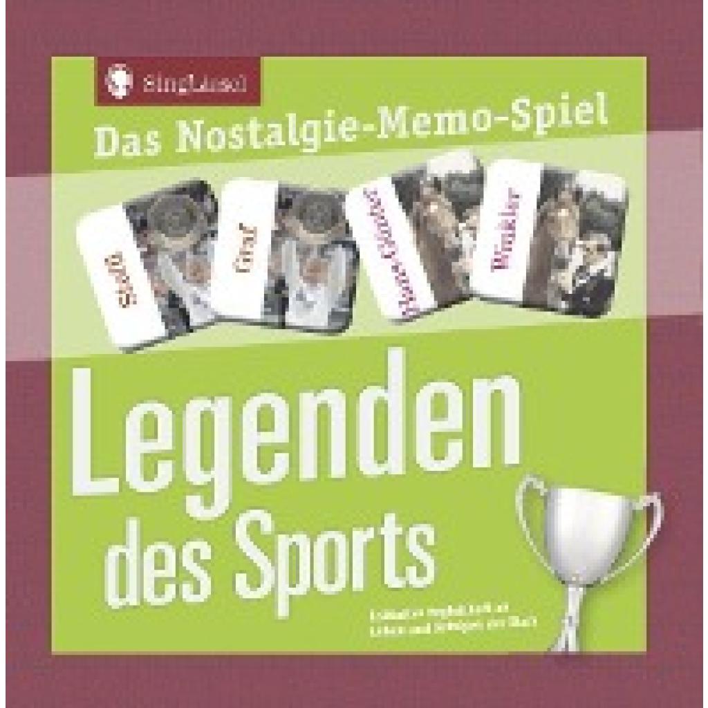 Legenden des Sports - Das Memo-Spiel für Senioren