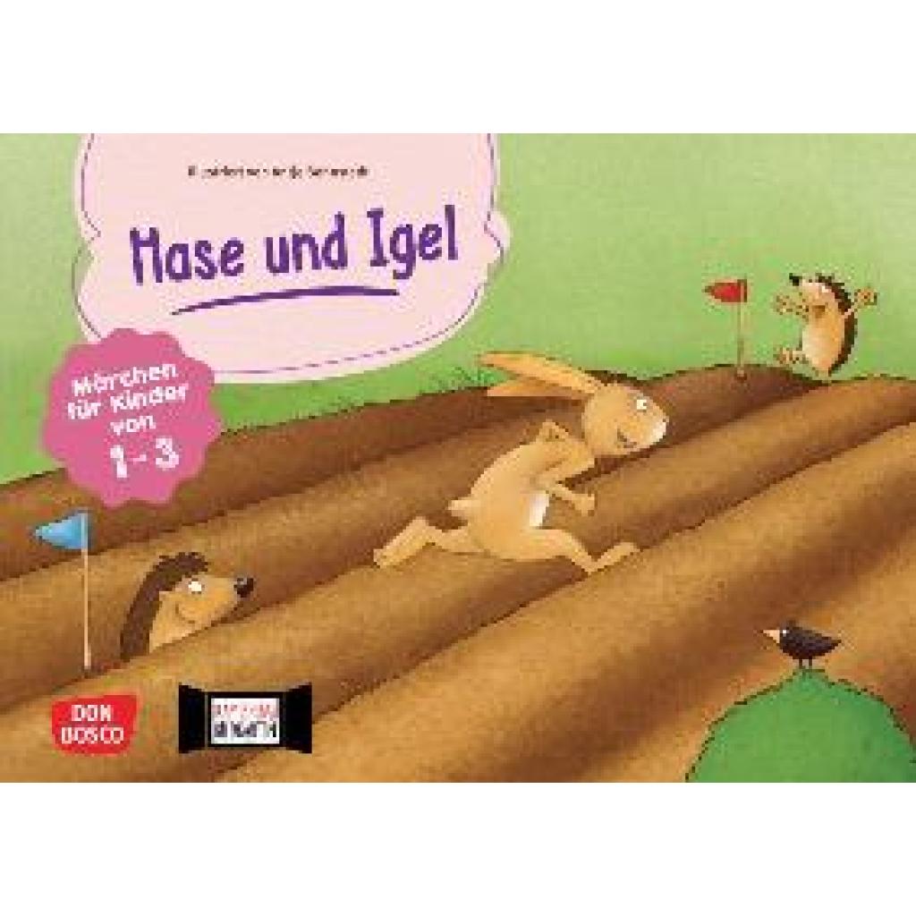 Grimm, Brüder: Hase und Igel. Kamishibai Bildkartenset