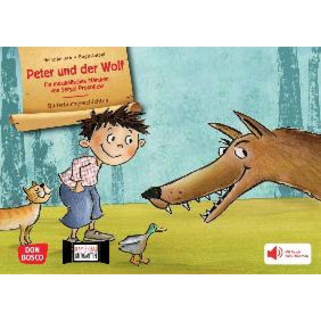 Janisch, Heinz: Peter und der Wolf. Ein musikalisches Märchen von Sergej Prokofjew. Kamishibai Bildkartenset