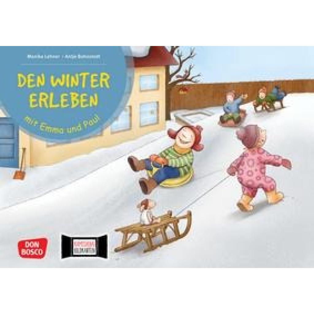 Lehner, Monika: Den Winter erleben mit Emma und Paul. Kamishibai Bildkartenset