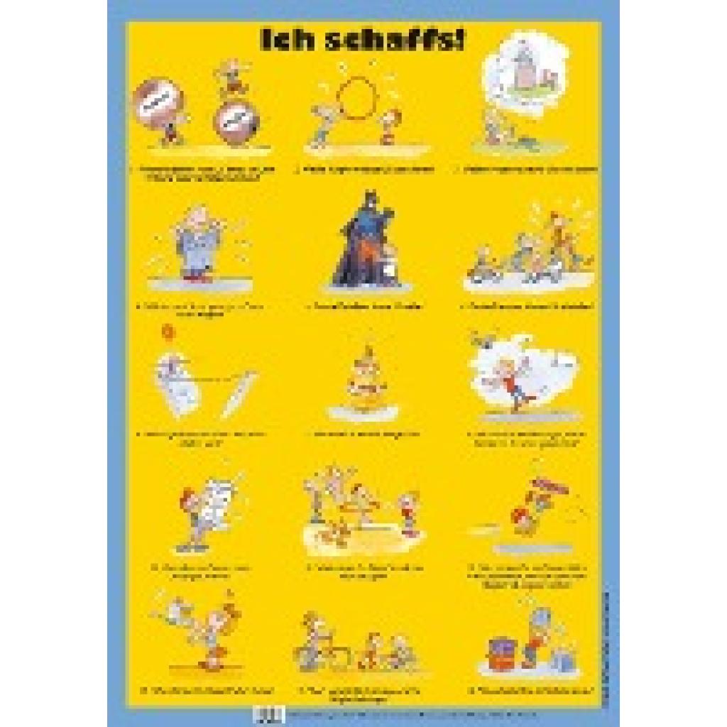 Furman, Ben: "Ich schaff's"-15-Schritte-Poster