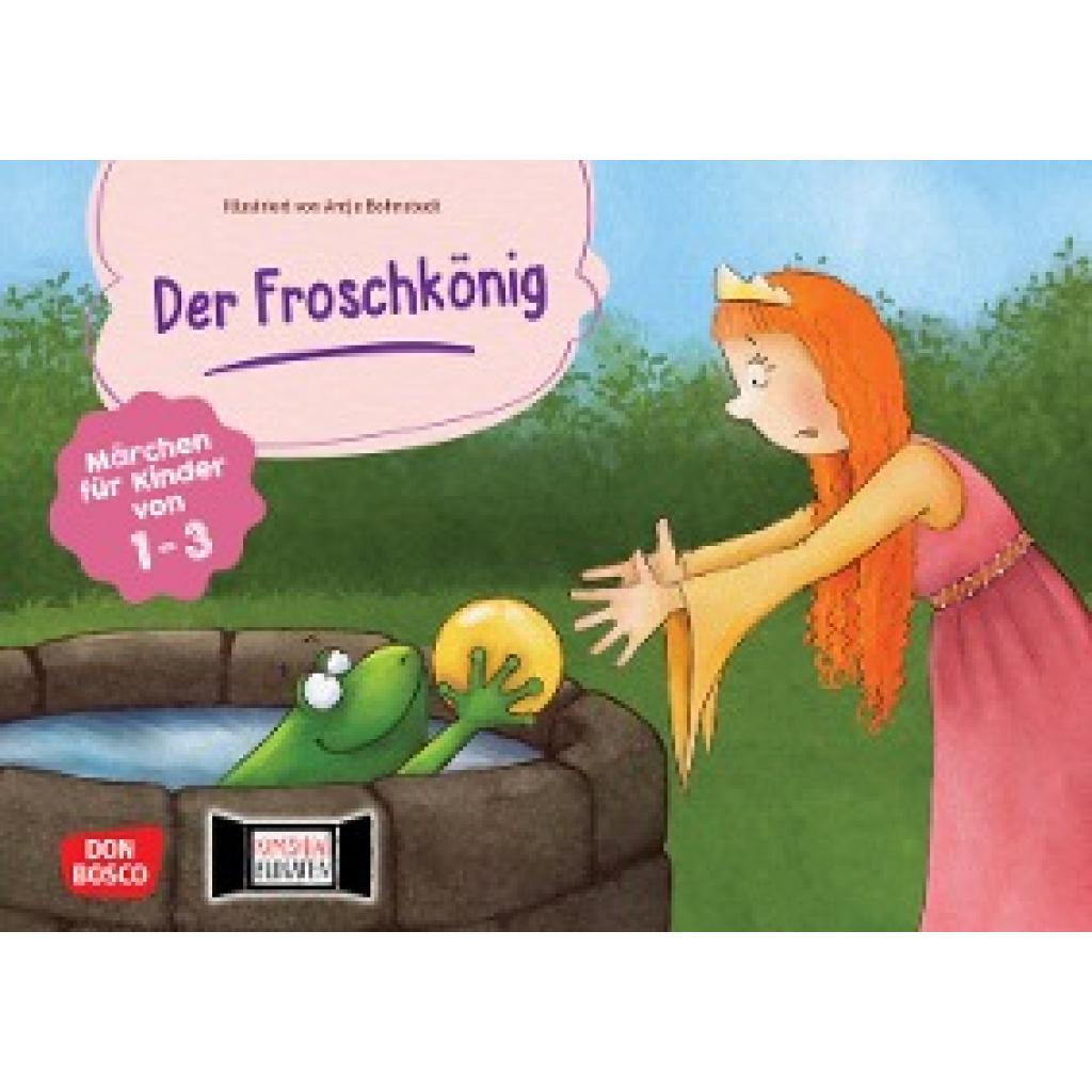 Grimm, Brüder: Der Froschkönig. Kamishibai Bildkartenset