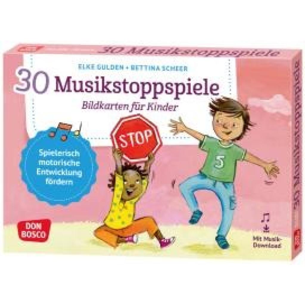 Gulden, Elke: 30 Musikstoppspiele. Bildkarten für Kinder