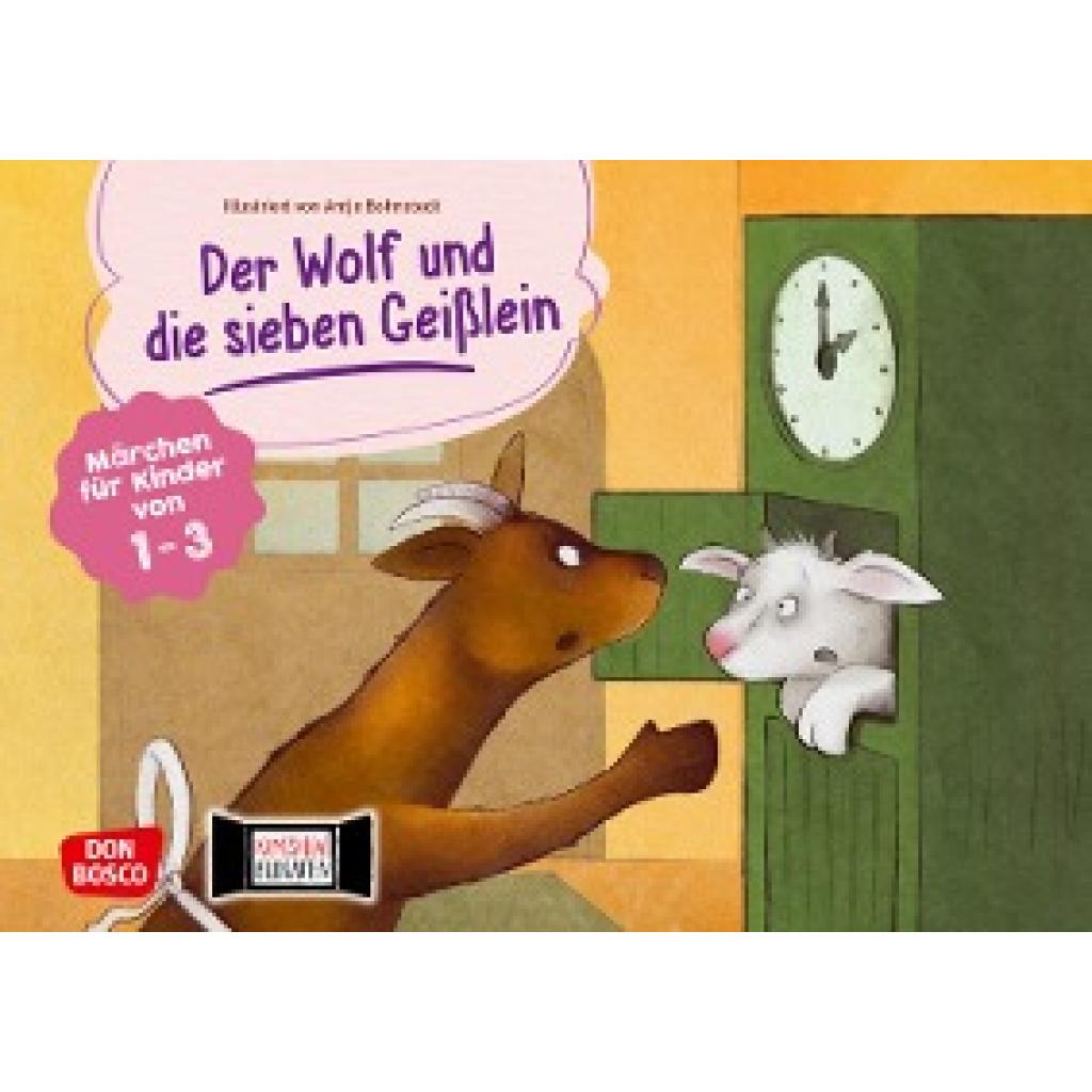 Grimm, Brüder: Der Wolf und die sieben Geißlein. Kamishibai Bildkartenset