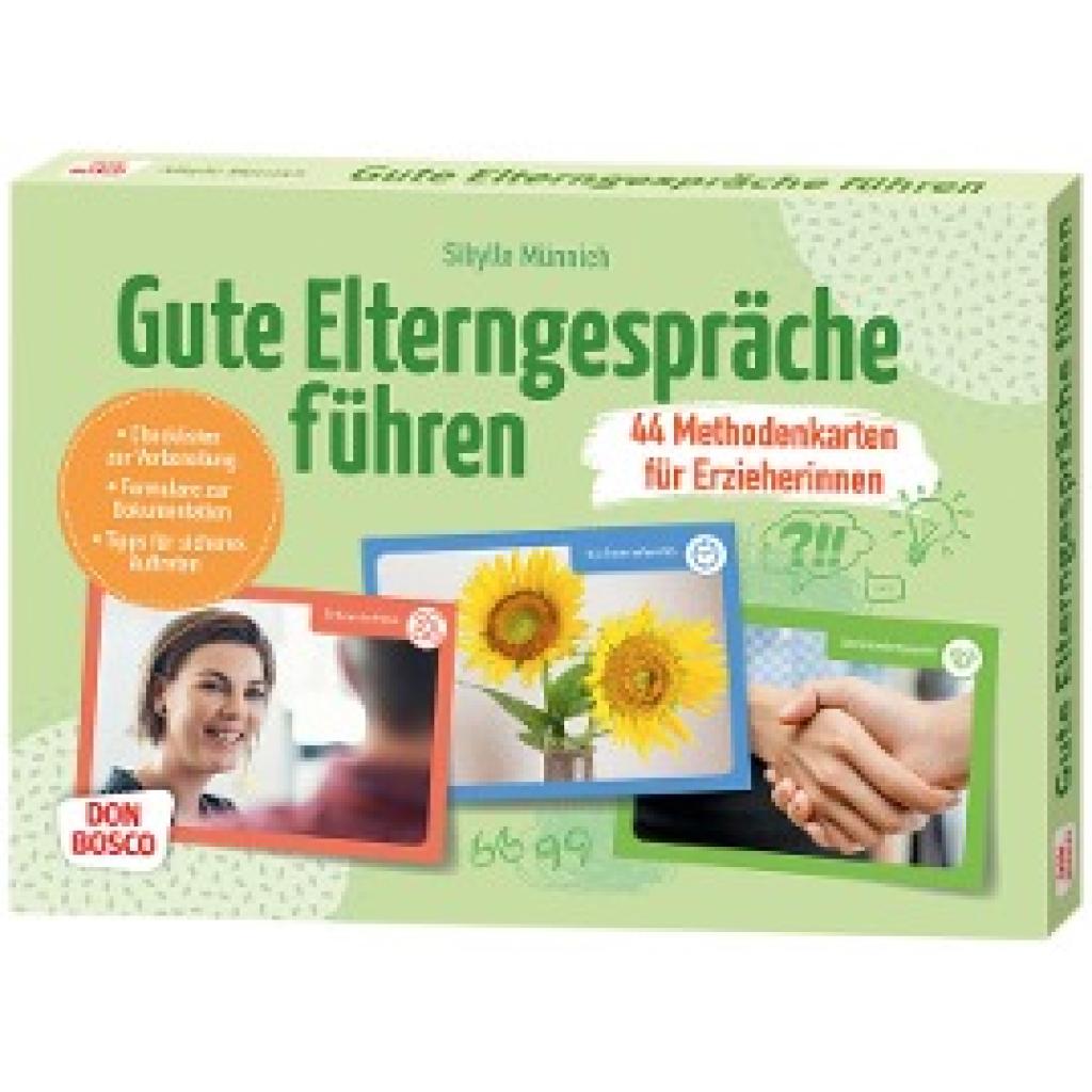 4260179516191 - Gute Elterngespräche führen - 44 Methodenkarten für Erzieherinnen m 1 Beilage - Sibylle Münnich Box