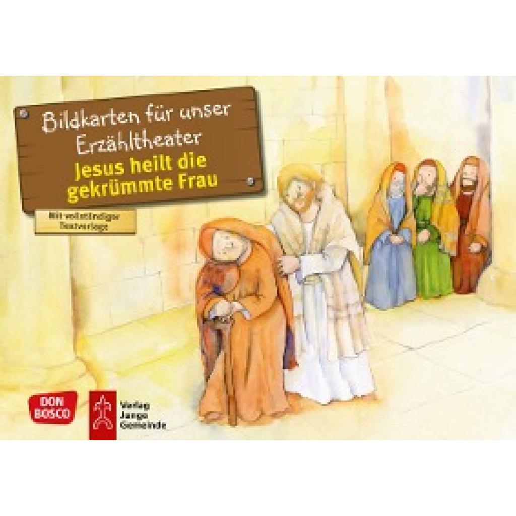 Hitzelberger, Peter: Jesus heilt die gekrümmte Frau. Kamishibai Bildkartenset.