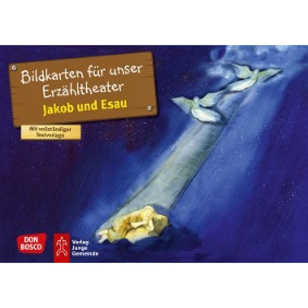 Scherzer, Gabi: Jakob und Esau. Kamishibai Bildkartenset.