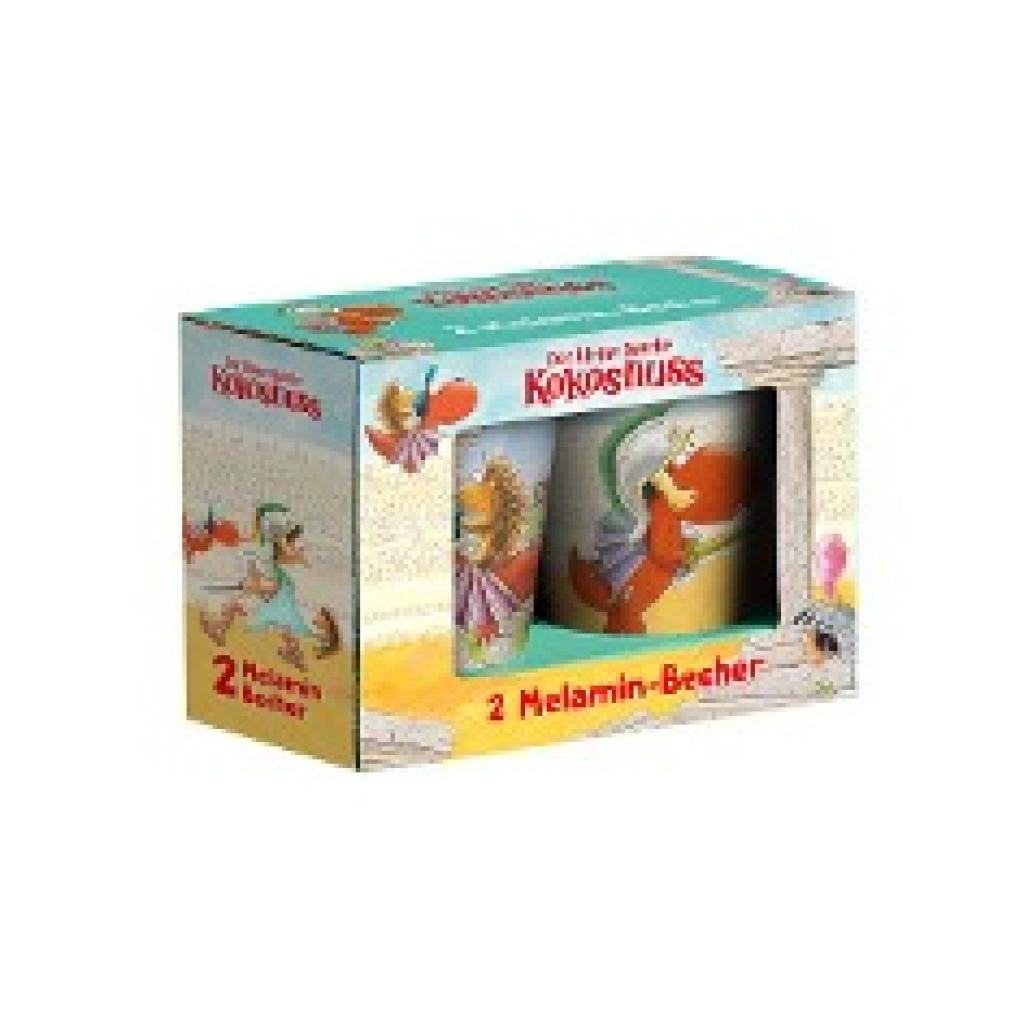 Der kleine Drache Kokosnuss - Melaminbecher Set