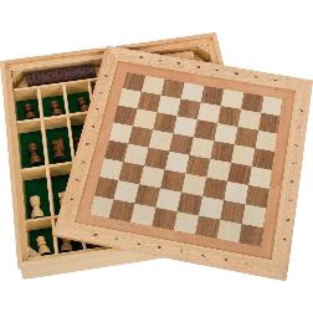 Spiele-Set Schach-Dame-Mühle