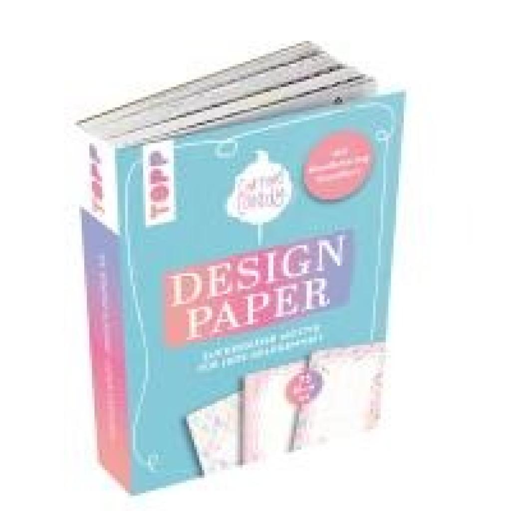 Blum, Ludmila: Handlettering Design Paper Block Cotton Candy A6