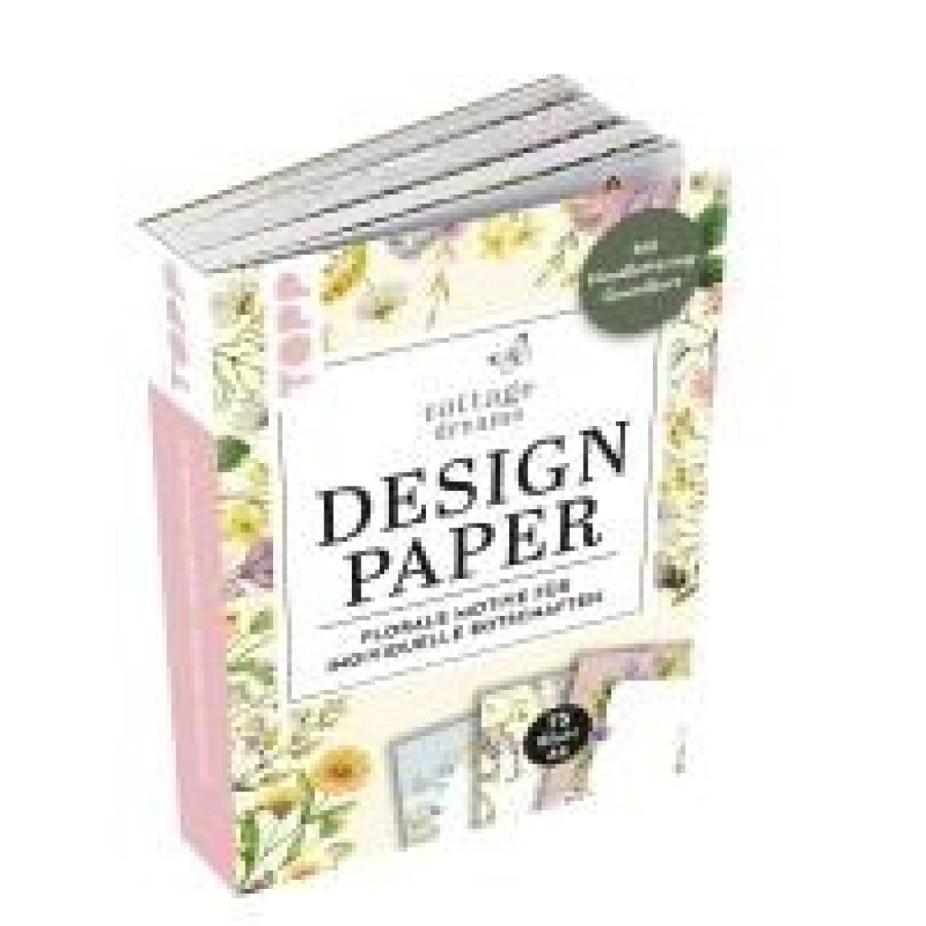 Blum, Ludmila: Handlettering Design Paper Block Cottage Dreams A6