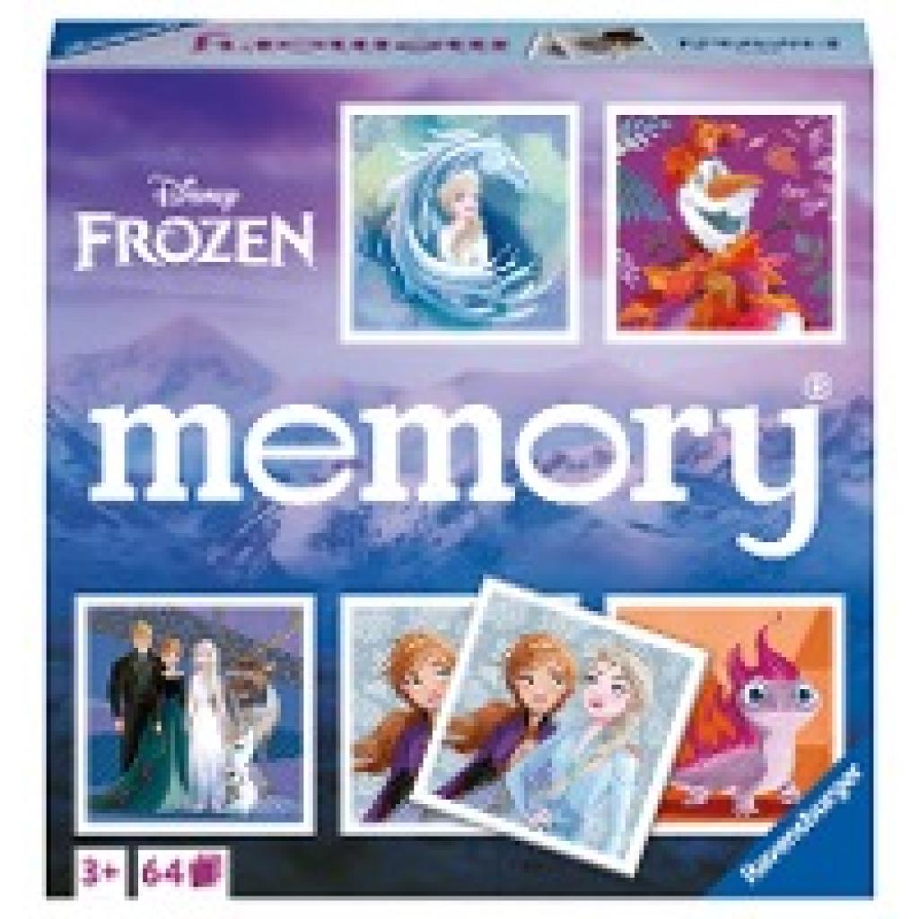 Hurter, William H.: Ravensburger - 20890 - Disney Frozen memory®, der Spieleklassiker für alle Frozen Fans, Merkspiel fü