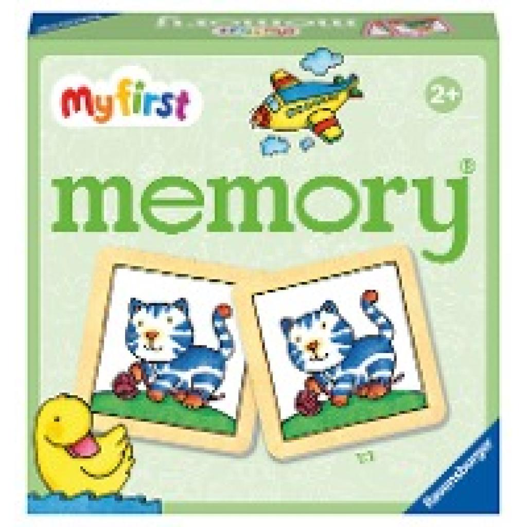 Hurter, William H.: Ravensburger - 20877 - My first memory® Meine Lieblingssachen, Merk- und Suchspiel mit extra großen 