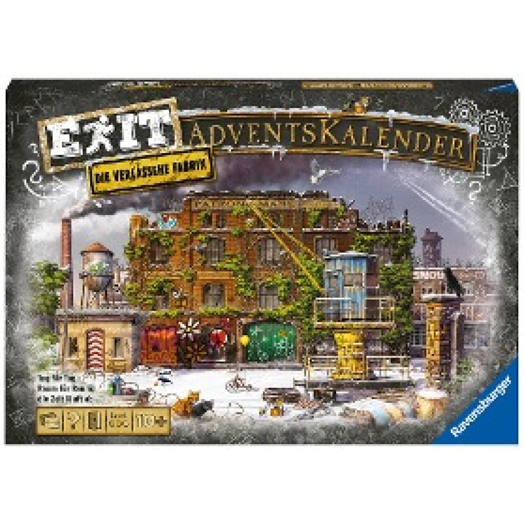 EXIT Adventskalender "Die verlassene Fabrik" - 25 Rätsel für EXIT-Begeisterte ab 10 Jahren