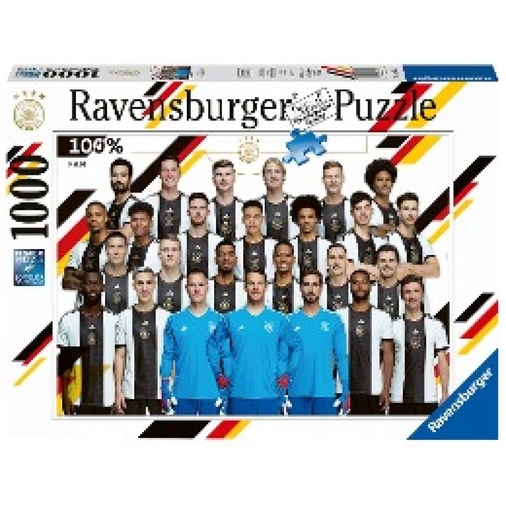 Ravensburger Puzzle 17522 - Deutsche Nationalmannschaft - 1000 Teile DFB Puzzle für Erwachsene und Kinder ab 14 Jahren