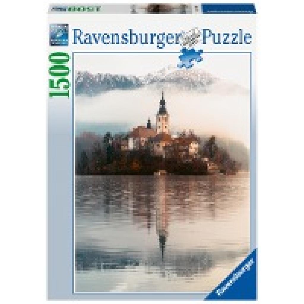 Ravensburger Puzzle 17437 Die Insel der Wünsche, Bled, Slowenien - 1500 Teile Puzzle für Erwachsene und Kinder ab 14 Jah