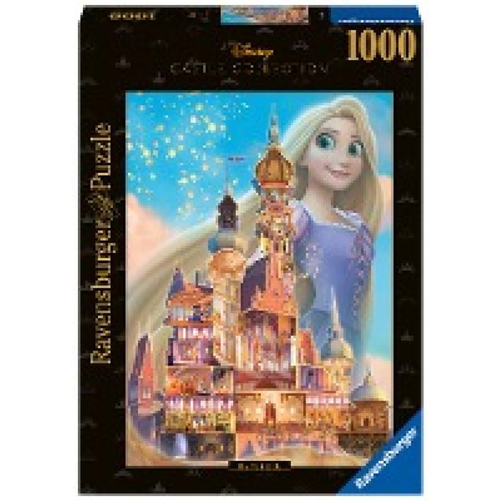 Ravensburger Puzzle 17336 - Rapunzel - 1000 Teile Disney Castle Collection Puzzle für Erwachsene und Kinder ab 14 Jahren