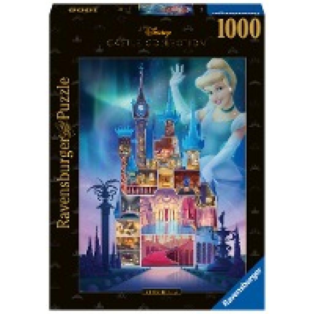 Ravensburger Puzzle 17331 - Cinderella - 1000 Teile Disney Castle Collection Puzzle für Erwachsene und Kinder ab 14 Jahr