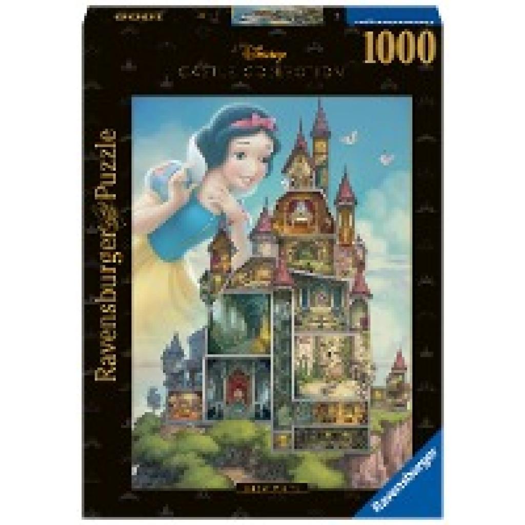Ravensburger Puzzle 17329 - Snow White - 1000 Teile Disney Castle Collection Puzzle für Erwachsene und Kinder ab 14 Jahr