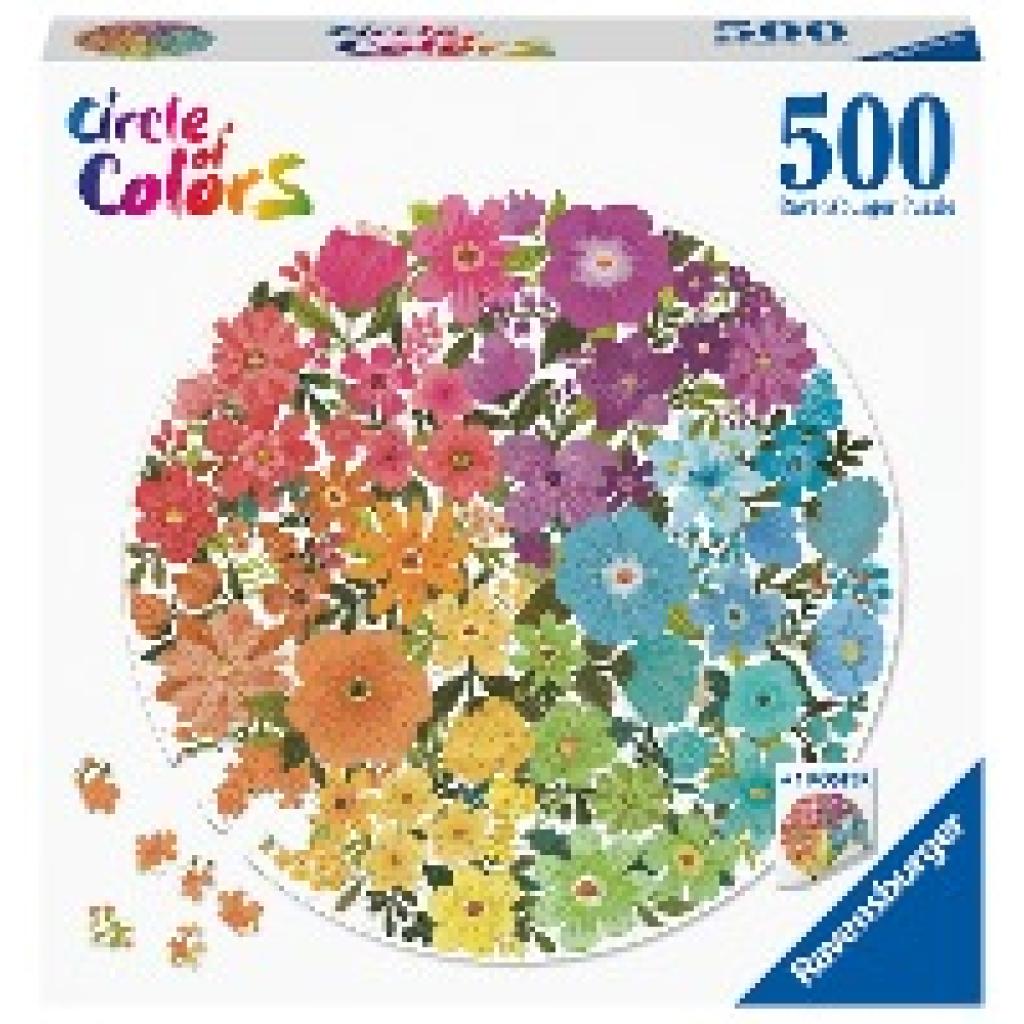 Ravensburger Puzzle 17167 Circle of Colors - Flowers 500 Teile Puzzle