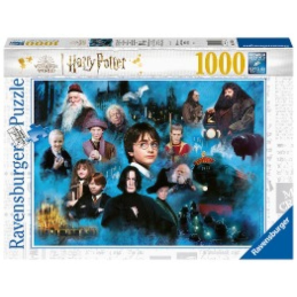 Ravensburger Puzzle 17128 - Harry Potters magische Welt - 1000 Teile Harry Potter Puzzle für Erwachsene und Kinder ab 14
