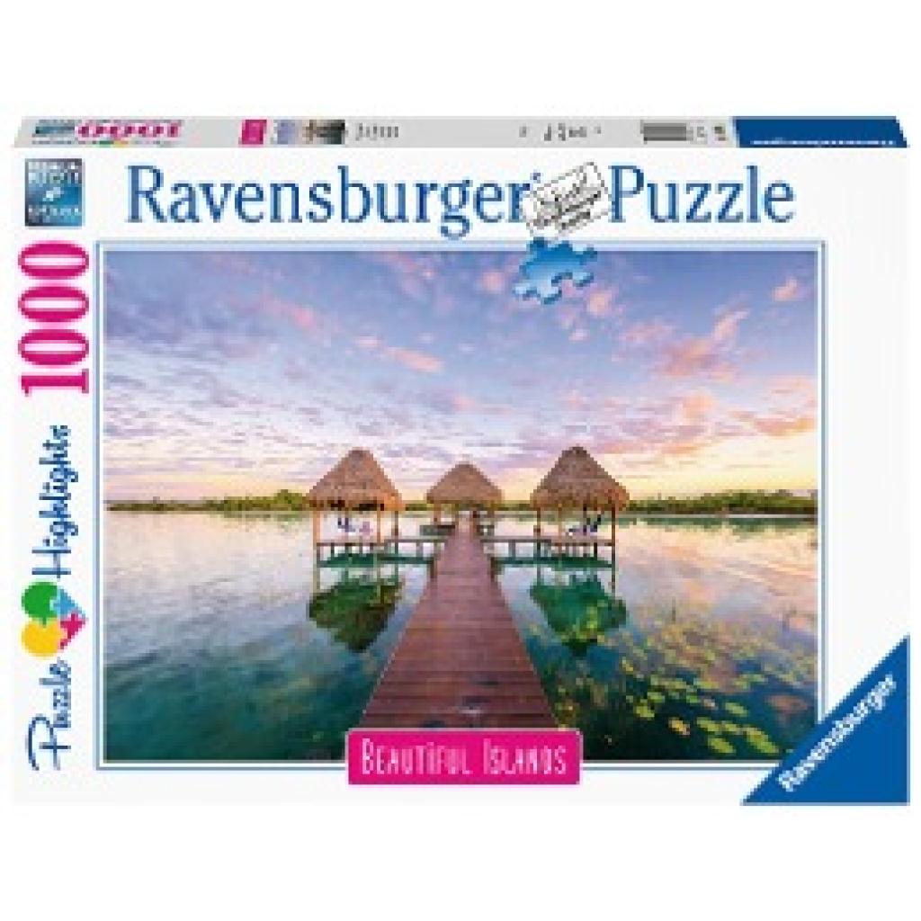Ravensburger Puzzle Beautiful Islands 16908 - Paradiesische Aussicht - 1000 Teile Puzzle für Erwachsene und Kinder ab 14