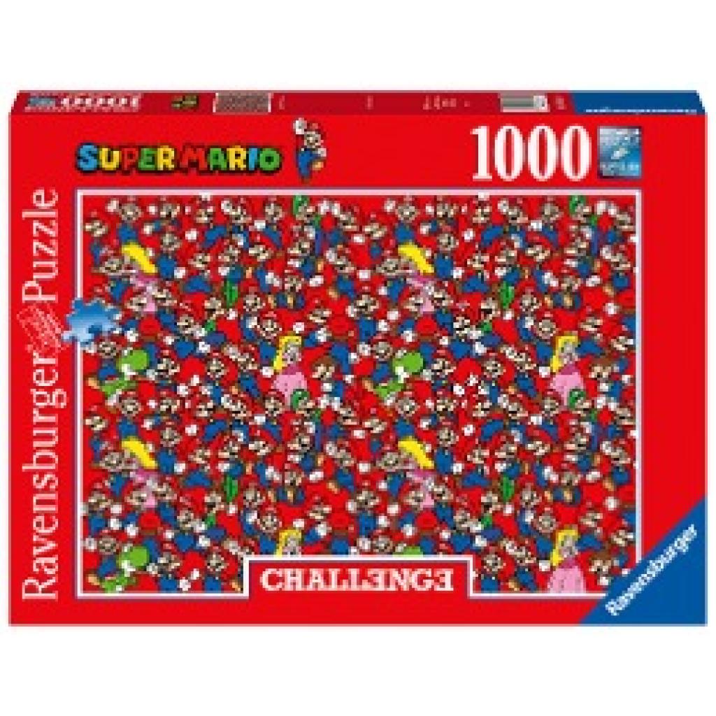 Ravensburger Puzzle 16525 - Super Mario Challenge - 1000 Teile Puzzle für Erwachsene und Kinder ab 14 Jahren