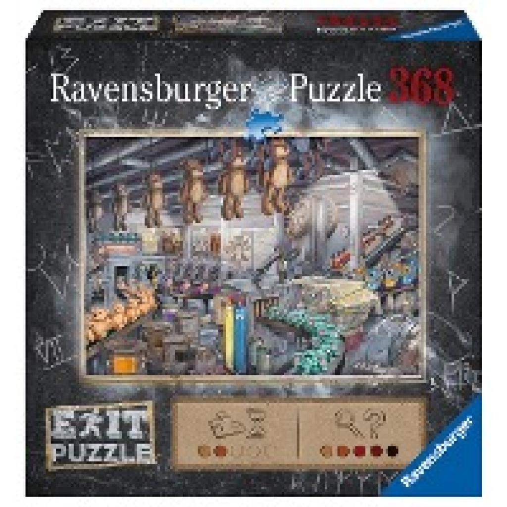 Ravensburger Exit Puzzle 16484 In der Spielzeugfabrik 368 Teile