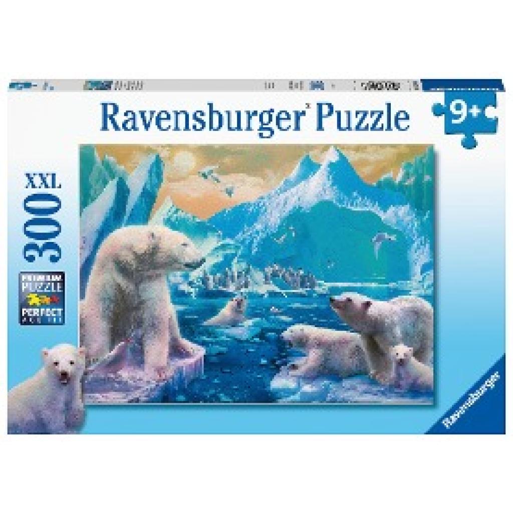 Ravensburger Kinderpuzzle 12947 - Im Reich der Eisbären 300 Teile XXL - Puzzle für Kinder ab 9 Jahren