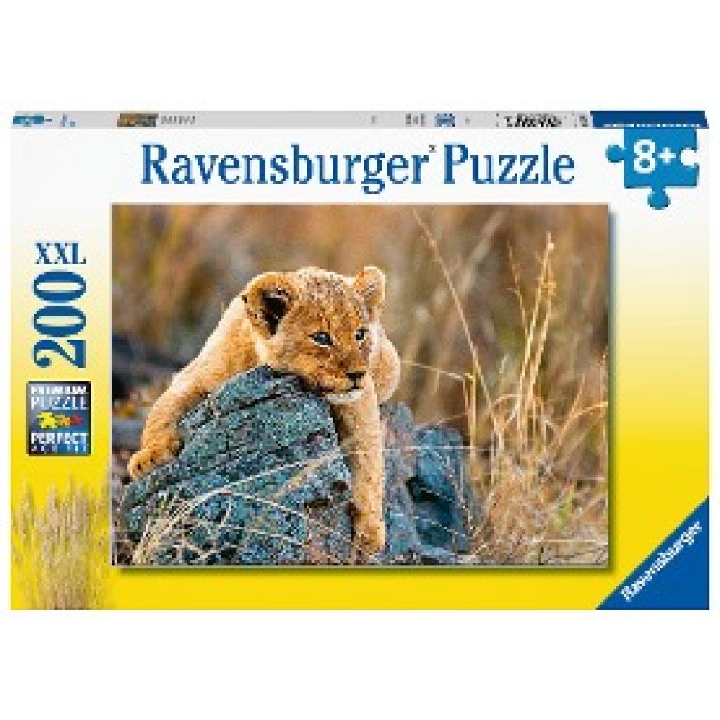 Ravensburger Kinderpuzzle - Kleiner Löwe - 200 Teile Puzzle für Kinder ab 8 Jahren