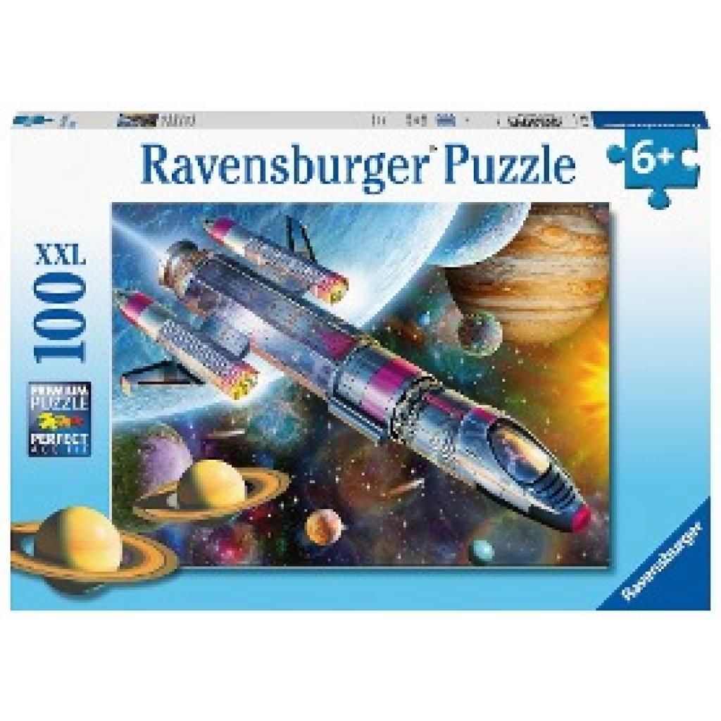 Ravensburger Kinderpuzzle 12939 - Mission im Weltall 100 Teile XXL - Puzzle für Kinder ab 6 Jahren