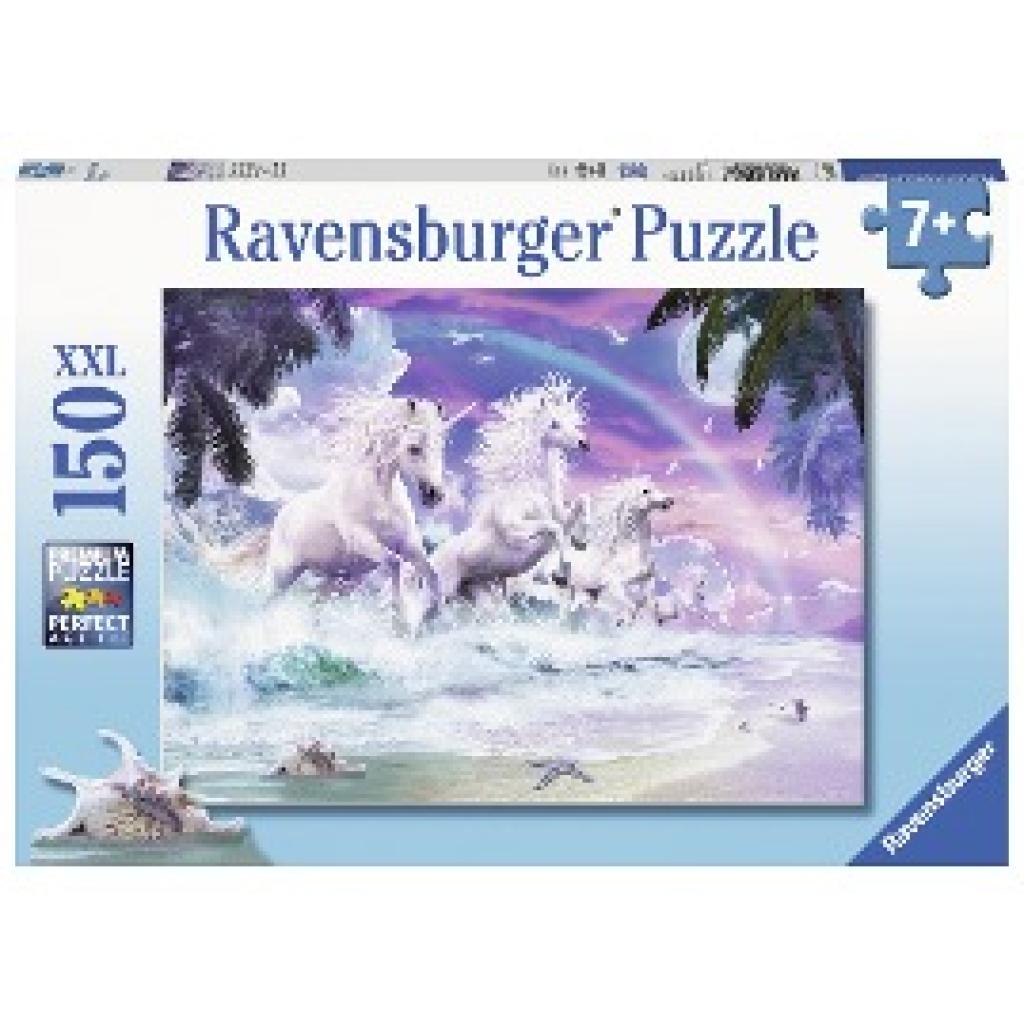 Einhörner am Strand. Puzzle 150 Teile XXL