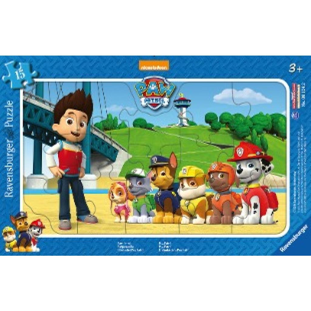 Paw Patrol Rahmenpuzzle 15 Teile