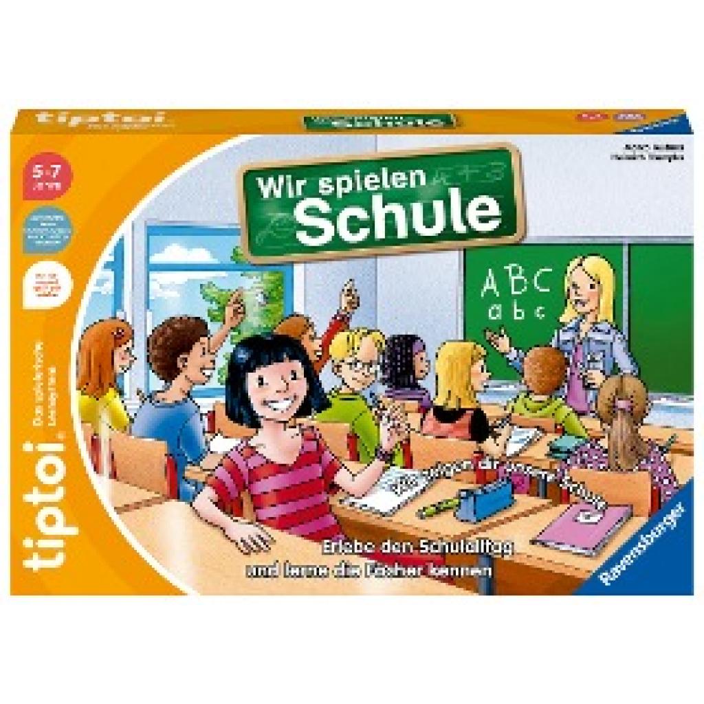 Teubner, Marco: Ravensburger tiptoi Spiel - 00123 Wir spielen Schule - Spiel von Ravensburger ab 5 Jahren für 1-4 Spiele