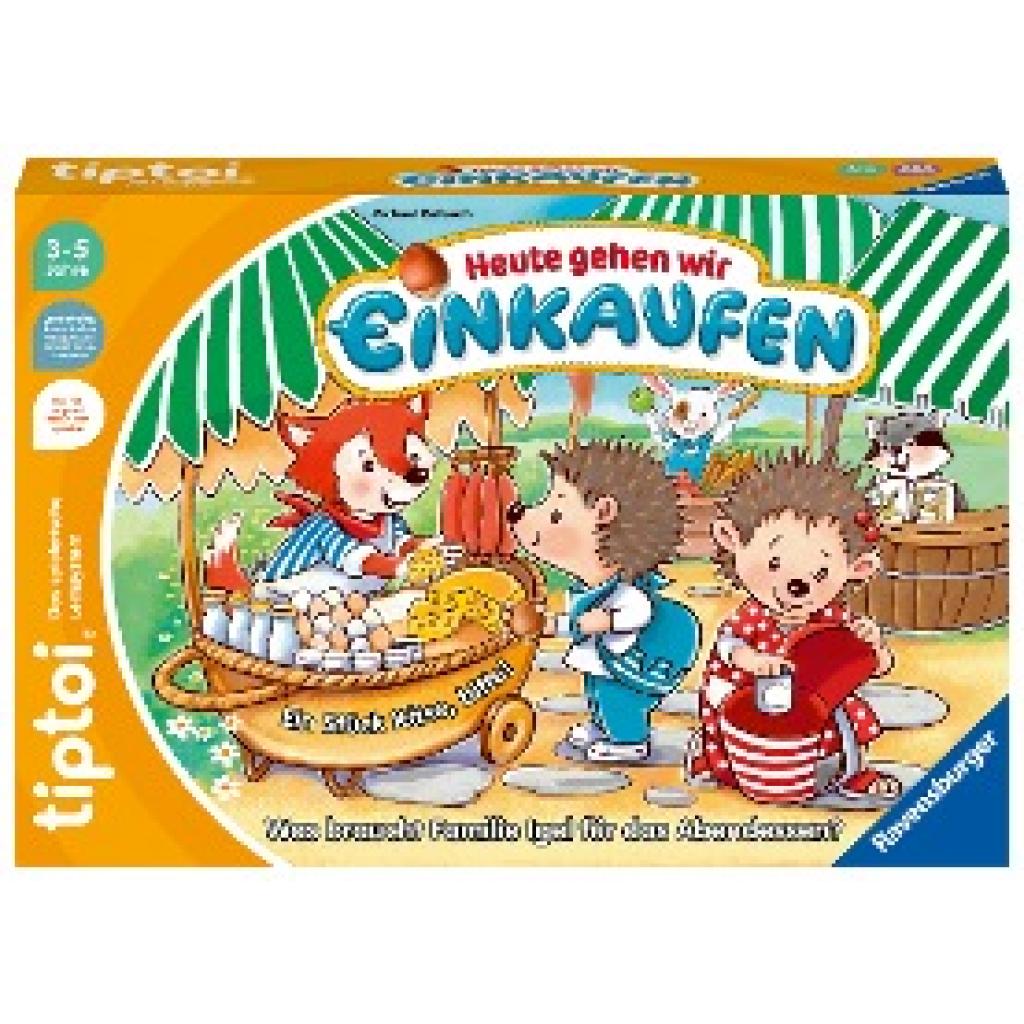 Kallauch, Michael: Ravensburger tiptoi Spiel 00119 - Heute gehen wir Einkaufen - Lernspiel für Kinder ab 3 Jahren