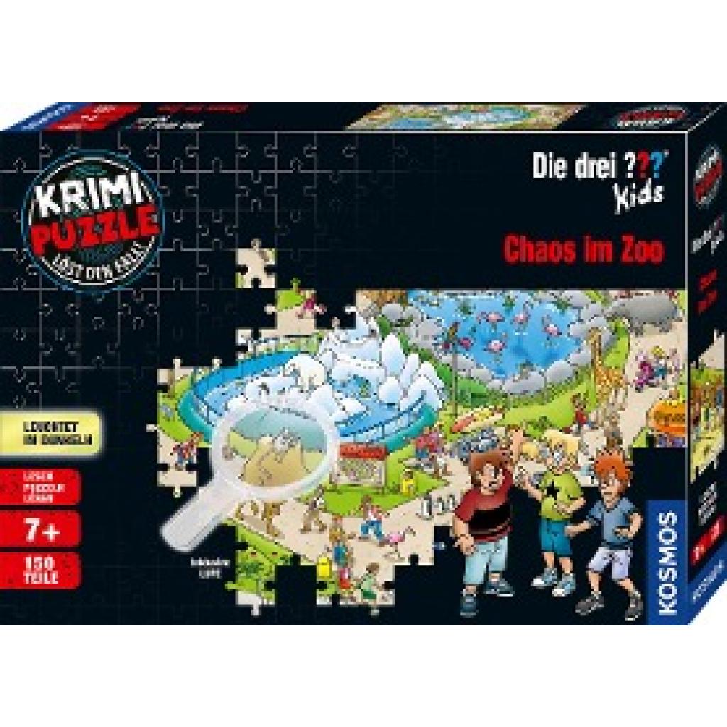 Krimipuzzle ??? Kids 150 Teile / Chaos im Zoo