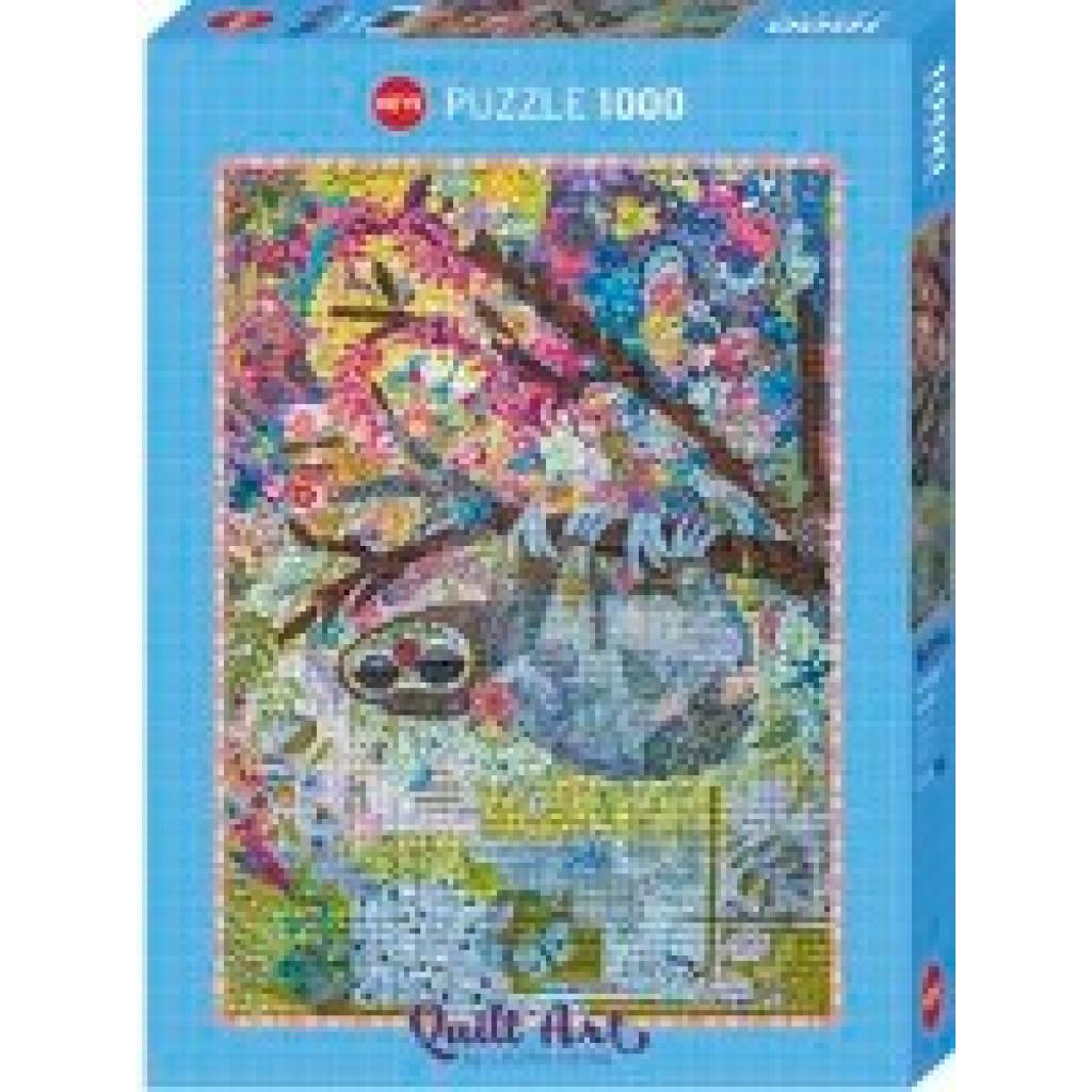 Heine, Laura: Sewn Sloth Puzzle 1000 Teile