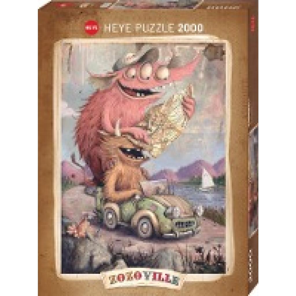 Zozoville: Road Trippin´ Puzzle 2000 Teile
