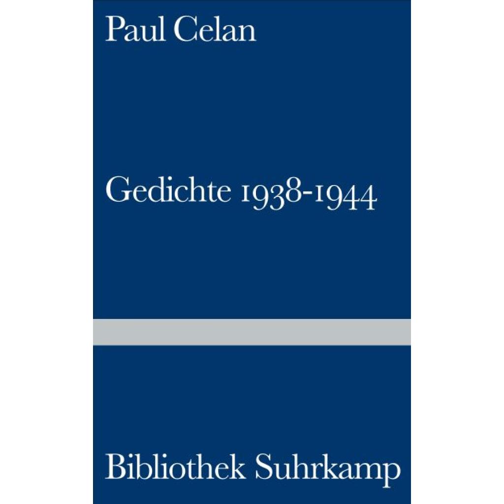 9783518019337 - Gedichte 1938-1944 - Paul Celan Gebunden