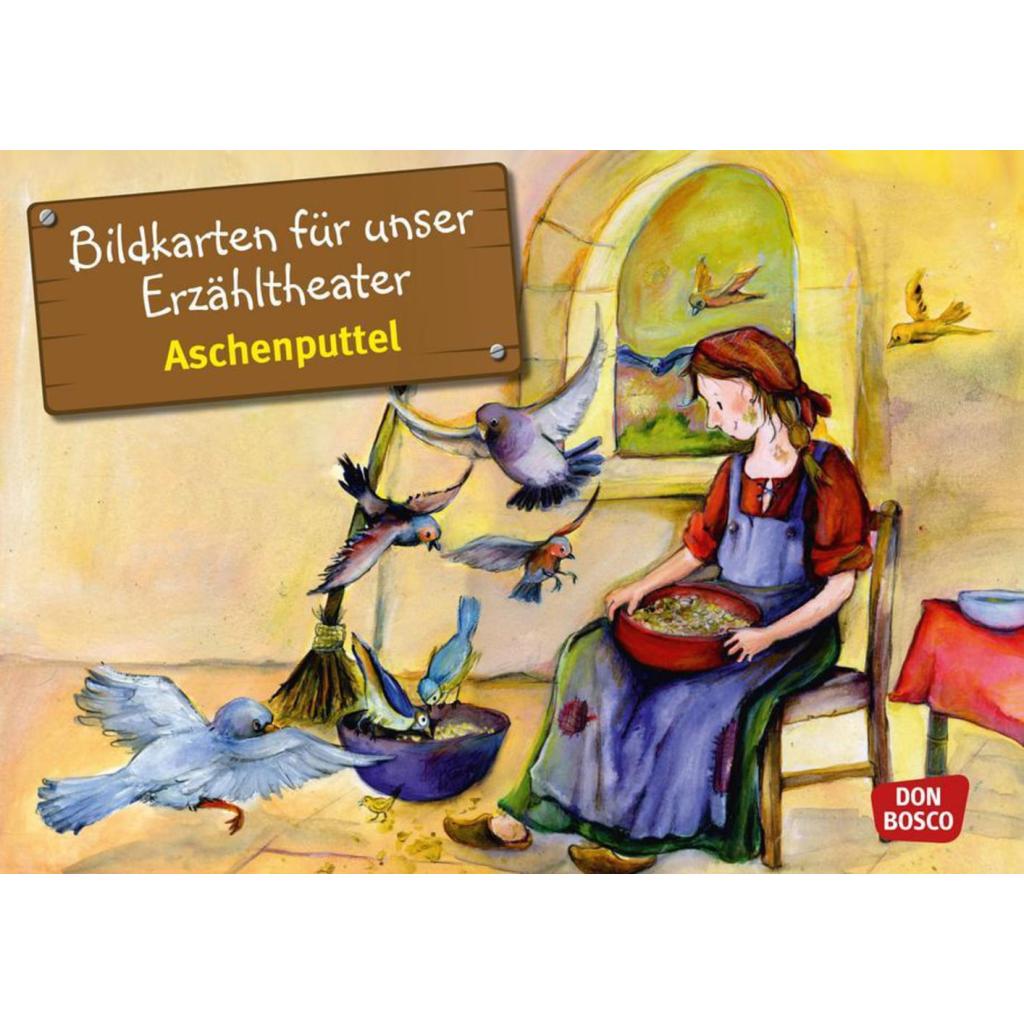 Grimm, Brüder: Aschenputtel. Kamishibai Bildkartenset.