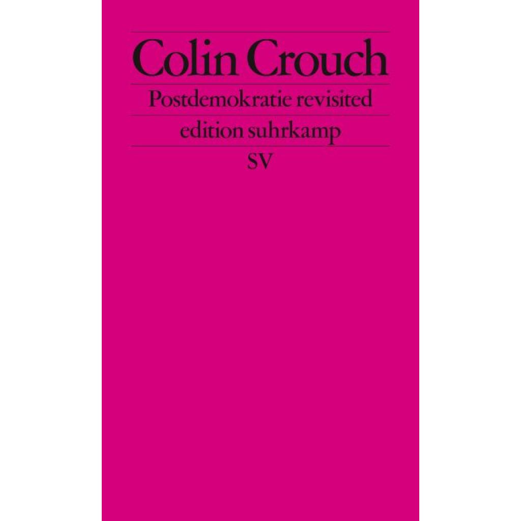 9783518127612 - Postdemokratie revisited - Colin Crouch Kartoniert (TB)