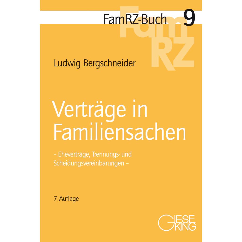 9783769412703 - Bergschneider Ludwig Verträge in Familiensachen